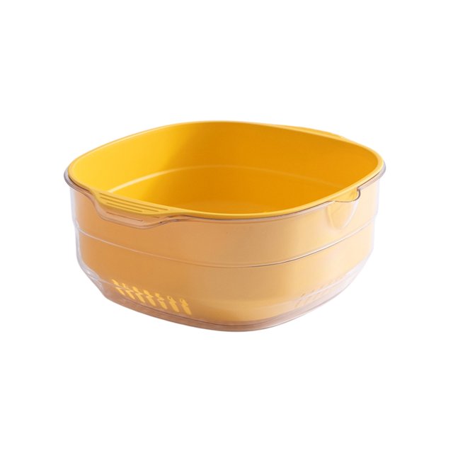 Food Storage Containers Kitchen Manager Basket Food Safety Plastic Drainer Space Saving Vegetable Utensils Storage Containers Are Sturdy and Easy to Clean Multi Purposekitchen Storage Containers