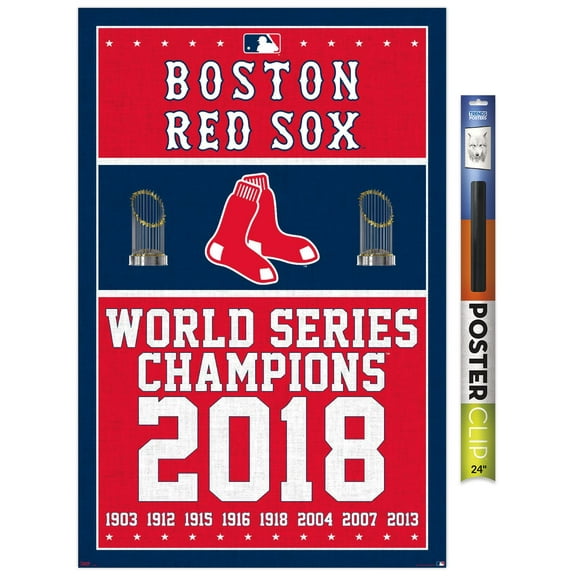 MLB Boston Red Sox - Champions 18 Wall Poster, 22.375" x 34"