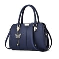 thumbnail image 1 of Bolso de mano para mujer, bolso de mano de piel sintética, bolso cruzado, bolso de hombro, bolsos con asa impermeable para viajes, compras y trabajo, 1 of 6