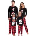 thumbnail image 1 of Purcoar Matching Family Pajamas Christmas Sleepwear Cartoon Printing Men S-XXL, 1 of 3