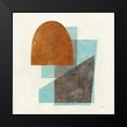 thumbnail image 2 of Schick, Mike 12x12 Black Modern Framed Museum Art Print Titled - Quintet I Turquoise, 2 of 5