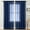 Navy#10, variant on Solid-Color Semi-Sheer Curtains Rod Pocket Window Panels Light Filtering Polyester Sheer Curtains for Living Room & Bedroom 83x52 Inches,1 Panel