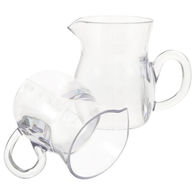 SHISUYAN Carafe à Vin en Acrylique pour Rangement de Bar avec Design Élégant et Poignée Pratique Transparente
