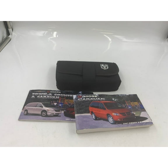 2007 Dodge Caravan Owners Manual Handbook Set with Case OEM F03B17036