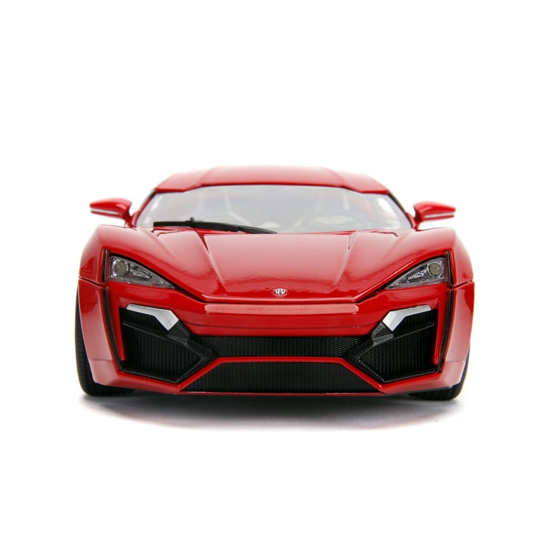 1:18 ワイスピ LYKAN HYPERSPORT w/LIGHT &amp; DOM 1/18 Jada Lykan Hypersport (Red) with Lights and Dom