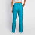 thumbnail image 5 of Four Way Stretch Scrub Pants for Women Slim Fit Anti-Wrinkle Yoga Waistband Jogger Medical Uniform Work Pants 2026 Turquoise L, 5 of 6