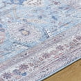 thumbnail image 3 of Livabliss Washable Rugs for Living Room, 3x7 Georgina Traditional Denim Runner Area Rug, Bedroom Dining Room Home Decor Stain Resistant Carpet (2'7" x 7'3" Runner), 3 of 7
