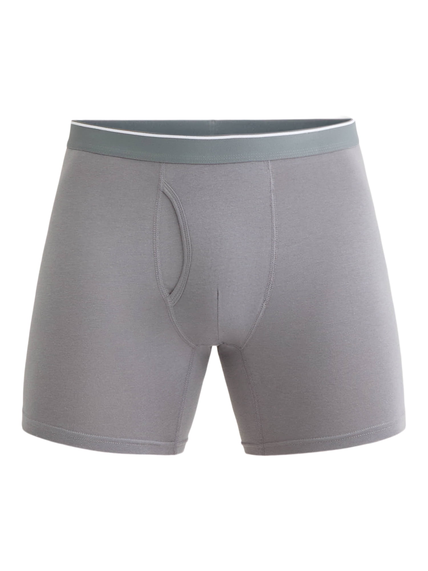 George Men's Cotton Blend Stretch Boxer Briefs, 6-Pack, Sizes S-2XL