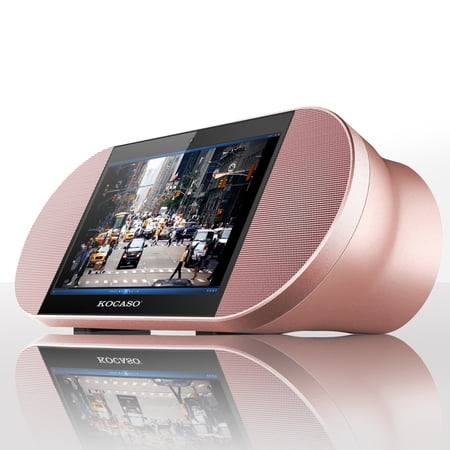 UPC: 0616043329970 | Kocaso 7in Touch Screen Android Tablet PC with 25W Wireless Speaker Quad Core Front Camera Micro USB MMC Card Reading Slot RoseGold