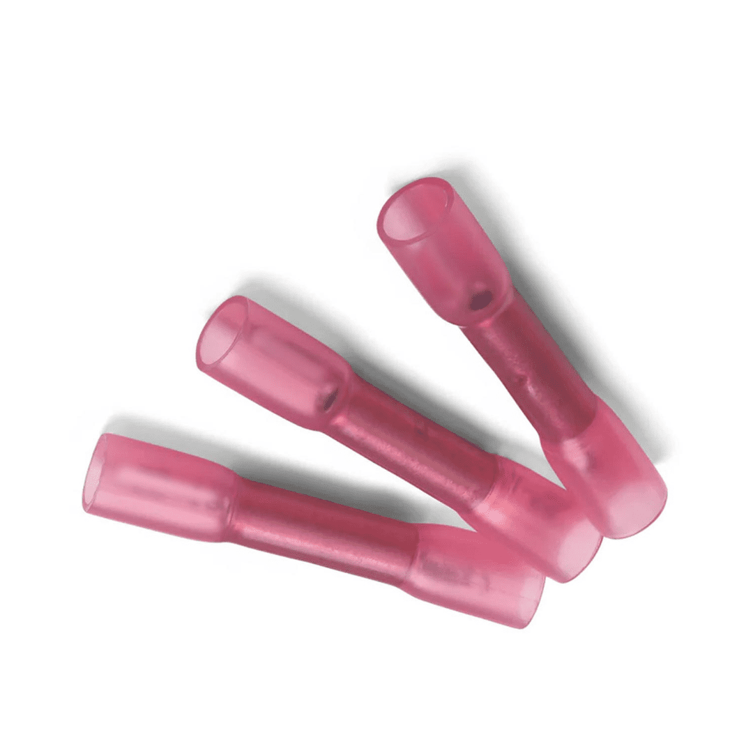 Heat Shrink Butt Connectors 18/22ga;50/bag;red