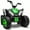 Green, variant on Kids ATV 4 Wheeler, Two Seater 24V Ride On Toy for Big Kid w/Unique LED Light, Music, Wireless, Story, 24 Volt Ride on Car Electric Quad for Boys Girls, Black