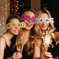 thumbnail image 4 of 2026 Happy New Year Party Glasses Yellow 2026 Happy New Year Party Glasses Funny Fancy Sunglasses New Year’s Eve Party Favors for Teens & Adults Only, 4 of 8