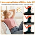 thumbnail image 5 of Imountek Shiatsu Back Massager with Heat, Cordless 3D Walking Kneading Massager with 3 Modes 2 Heat Levels for Back Shoulder Waist Lumbar Relief, 5 of 13