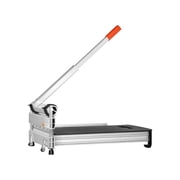 VEVOR 13 inch Vinyl Floor Cutter, 12mm Thick Laminate Flooring Cutter with 15°/30°/45° Adjustable Angle Settings, Flexible Wheels, Telescoping Handle, Certain Engineered Wood, LVT, VCT, SPC, LVP, WPC