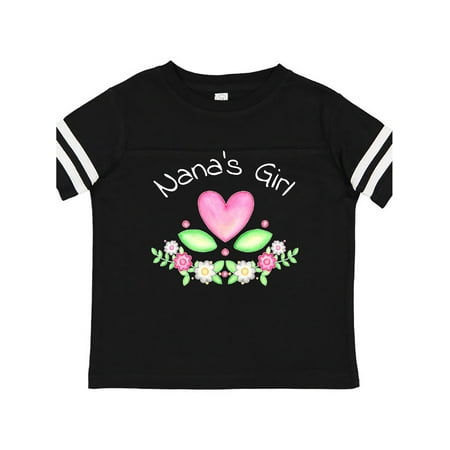 

Inktastic Nana s Girl- heart flowers Gift Toddler Toddler Girl T-Shirt