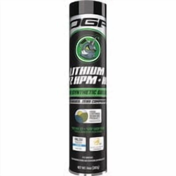 DGP Biosynthetic Lithium Complex #2 Grease – USDA Certified, Industrial-Grade CV Joint & Wheel Bearing Grease for High-Load, High-Temp Use in Construction, Agriculture – 14 oz