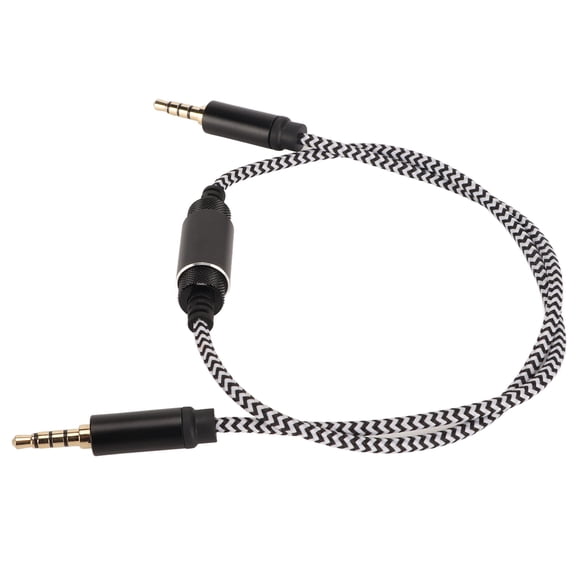 3.5mm Cable, Lossless 19.7in 3.5mm Sound Cord Male To Male Prevent Interference Plug And Play For Phone For 2 Way Mutual Recorder