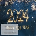 thumbnail image 6 of Bingfone Happy New Year 2024 (3) Printed Pillowcase 20x36 inches - Standard Pillow Cases with Envelope Closure,Gifts for Women Men, 6 of 9