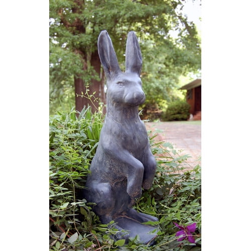 Ladybug Garden Decor Classic Hare Garden Statue by Ladybug Garden Decor
