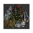 thumbnail image 2 of Men's Star Wars Classic Montage Graphic Tee Charcoal Heather 2X Large, 2 of 5