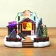thumbnail image 2 of Toystoory Cabina de escena de nieve navideña, decoración navideña luminosa, casa de árbol de Navidad de resina, escena de pueblo, regalo para niños y Kits de decoración para fiestas Toystoory HA037607-00, 2 of 5