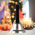 thumbnail image 5 of Klingende Handglocke – Laute Metall-Handglocke zum Aufrufen von Aufmerksamkeit und Hilfe, Weihnachtsklingeln Zhivalor CWY-0725, 5 of 5