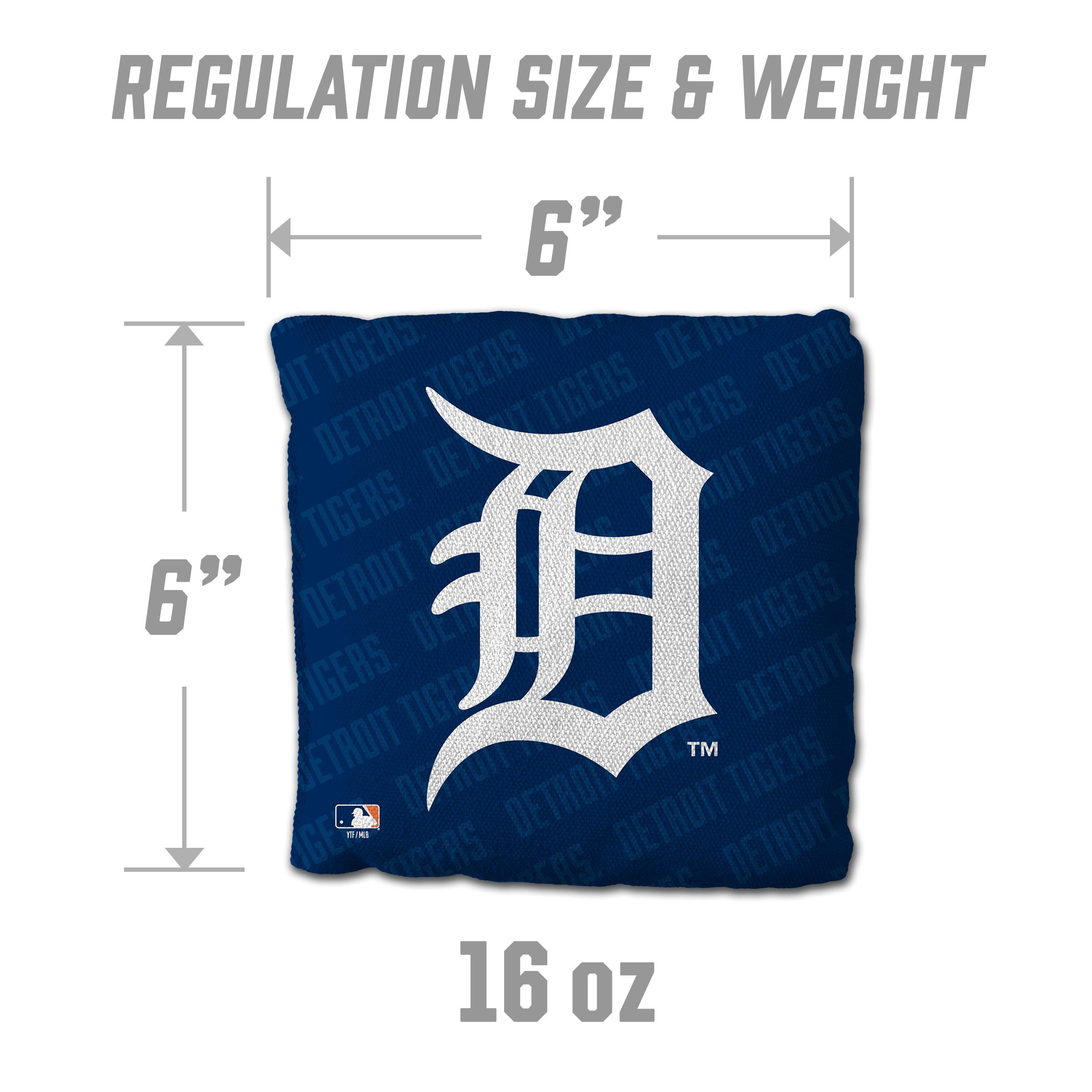 MLB Detroit Tigers Cornhole Bags - 4PK - Blue