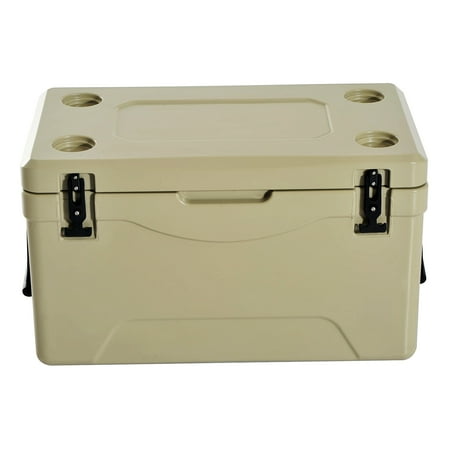 64 Quart Heavy Duty Roto-Molded Cooler / Ice Box (Best Rotomolded Cooler For The Money)