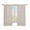 MoroccoXM9148, variant on Orange White Geometric Sheer Curtains 45 Inch Length Rod Pocket Semi Transparent Light Filtering Window Drapes for Kitchen Bedroom Living Room,2 Panels, Minimalist Morocco Pattern