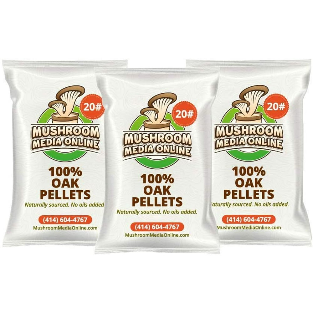 100 Oak Mushroom Pellets; 60 Pounds