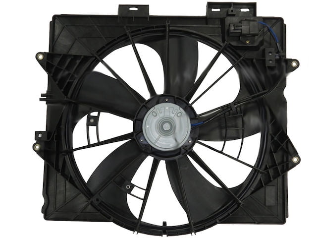 SCITOO Radiator Condenser Cooling Fan Compatible with 2012 2013 2014 2015 2016 2017 Ford Focus 2.0L 