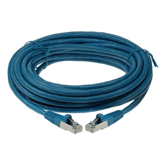 SF Cable Cat6 Shielded Ethernet Cable, 50 feet - Blue