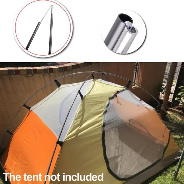 Kit De Poteaux De Tente De Camping En Fibre De Verre, Tiges De Support