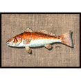 thumbnail image 1 of Tapis Poisson Rouge Intérieur Ou Extérieur - 18 x 27 Po., 1 of 1