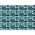 thumbnail image 1 of Ahgly Company Tapis Rectangulaire Lavable en Machine Intérieur Transitionnel Vert Sarcelle Profond, 2 Pieds x 5 Pieds, 1 of 7