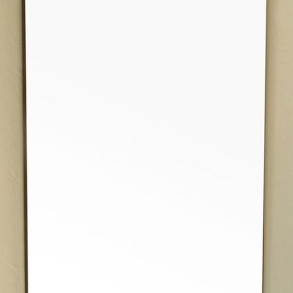 Bellaterra Home 19.7 in Mirror-Dark walnut-wood