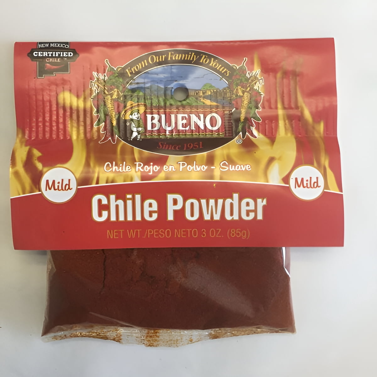 Bueno Foods Mild Red Chile Powder, 3 oz