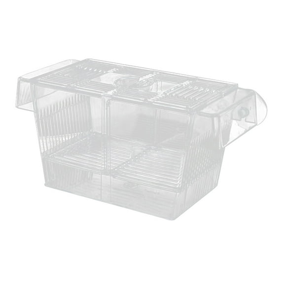 BToBackYard Aquarium Fish Tank Clear Fish Breeding Isolation Box Aquarium Breeder Fish Tank Double Guppies Hatching Incubator