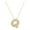 Q, variant on A Z Bubble Letter Necklace Gold Balloon Initial Necklaces Rhinestone Letter Pendant Necklaces For Women Trendy