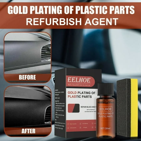 30ml Nano-Plated Car Plastic Plating Agent Coating Polishing Cleaning Tool