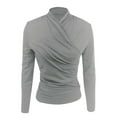 thumbnail image 6 of SHITINN Womens Slim Fitted Deep V Neck Wrap Top Long Sleeve T Shirts Short Sleeve Shirts for Women Tshirts Shirts for Women Cute Summer Tops, 6 of 8