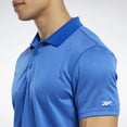 thumbnail image 4 of Reebok Workout Ready Striped Polo Shirt, 4 of 8