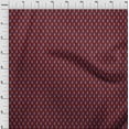 thumbnail image 3 of oneOone Cotton Jersey Dark Red Fabric Robot Cartoon Sewing Material Print Fabric By The Yard 58 Inch Wide, 3 of 4