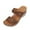 Brown-3, variant on Women Ripple Sandals Platform Wedge Sandals Fashion Versatile Braided Buckle Breathable Wedge Sandals
