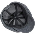 thumbnail image 6 of CoCopeaunts Newsboy Hats for Men Spring Autumn Winter Hat Solid Plain Artist Painter Beret Hat Adjustable Octagonal Newsboy Cap, 6 of 7