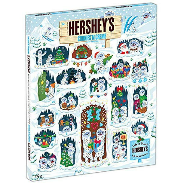 Hershey's Chocolate Advent Calendar, Christmas Holiday Countdown 2020