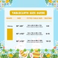 thumbnail image 4 of LUSHVIDA Easter Rectangle Tablecloth - 60 x 84 inch Spring Flower Bird and Rabbit Pattern Tablecloth, Multi-use Washable Polyester Spring Tablecloth for Party, Banquet, Dinner Decoration, Beige, 4 of 5