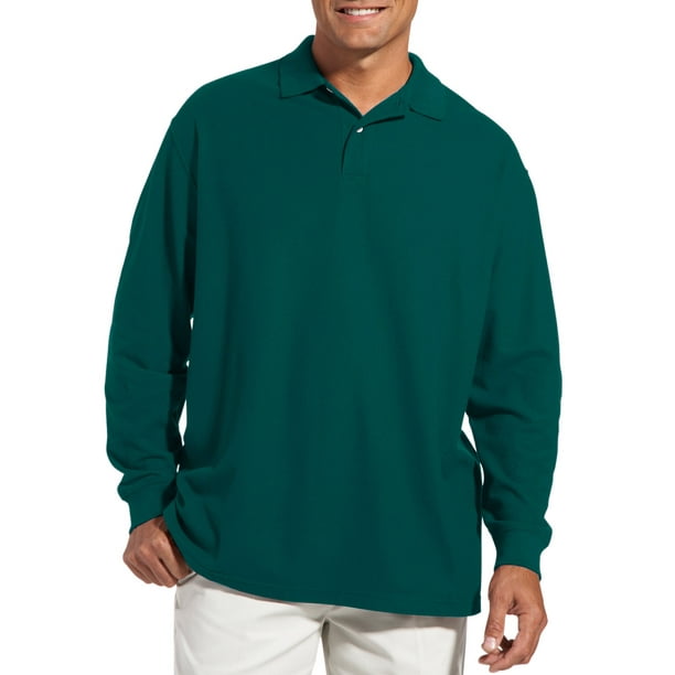 Harbor Bay by DXL Big and Tall Men's Piqué Polo Shirt