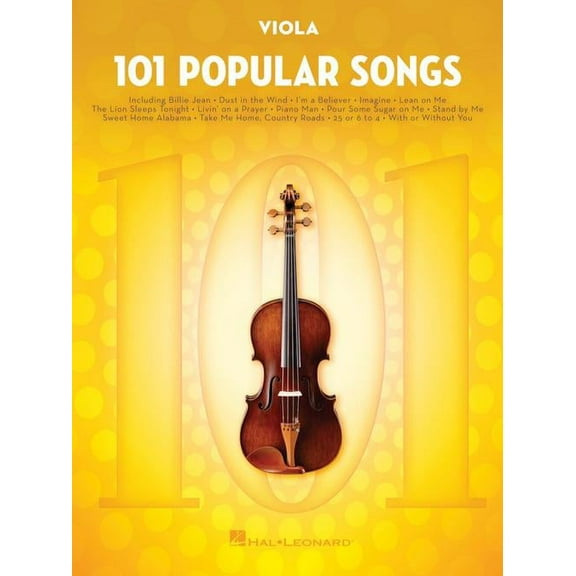 Hal Leonard 101 Popular Songs for Viola