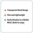 thumbnail image 5 of (2 pack) Pen + Gear Green Mesh Pencil Pouch, 5 of 9